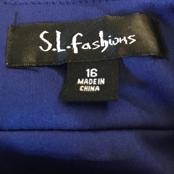 Beautiful New! S. L. Fashions. Size 16 NWOT! - Picture 5 of 5